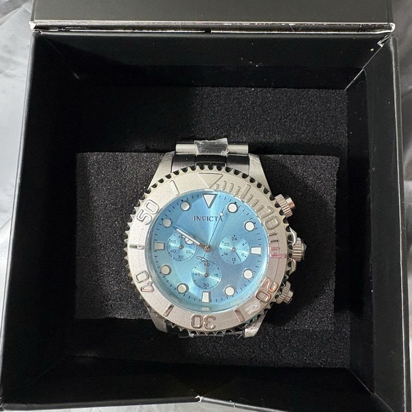 Invicta Grand Diver Men's Watch - 47mm Turquoise Tiffany Blue Face 49213 - BNIB